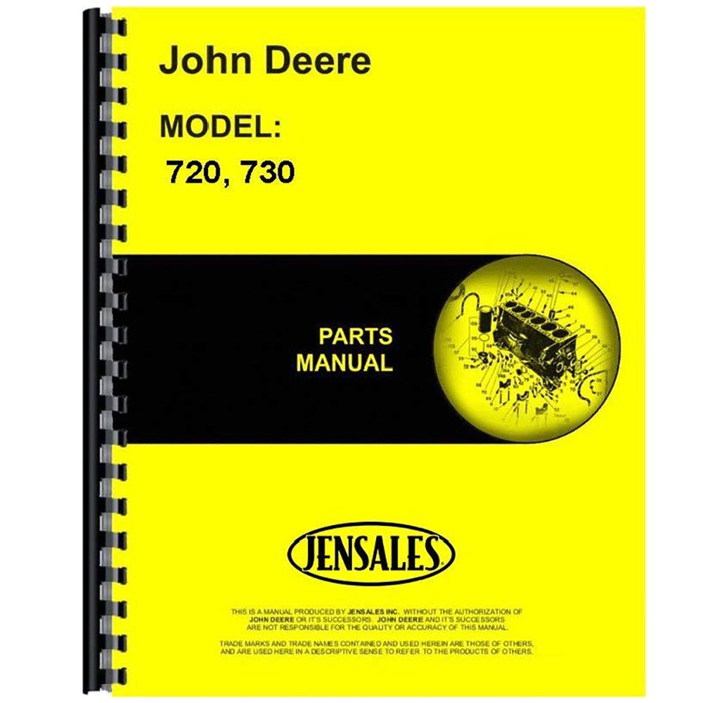 Amazon.com: New Parts Manual For John Deere Tractor 730 (w/24