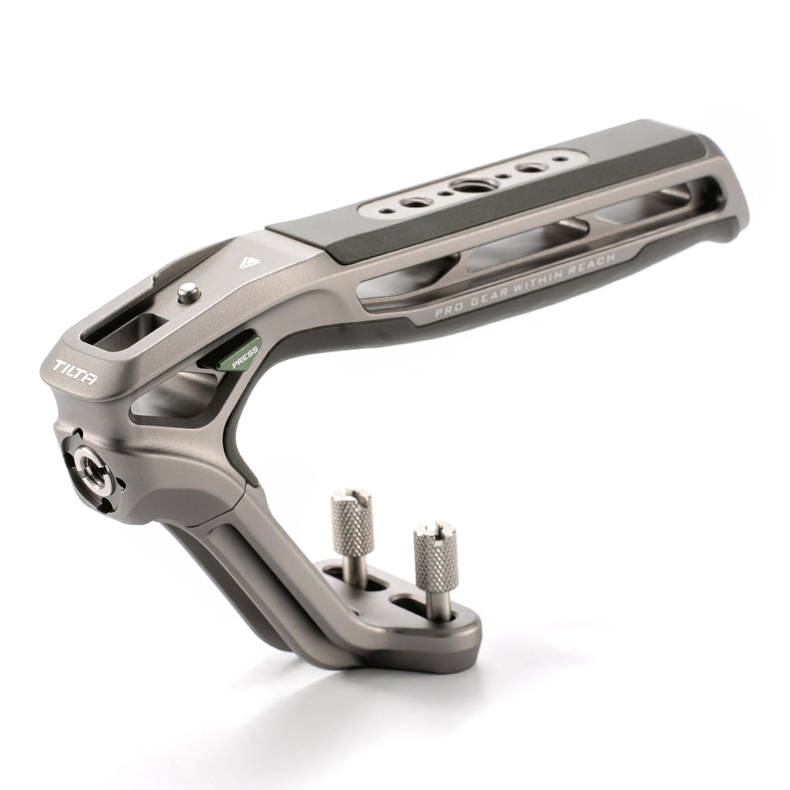 TILTA Xeno Top Handle With Dual 1/4″-20 Screws Compatible with Sony FX3 and FX30 or Other Cameras - Titanium Gray TA-XTH4-TG