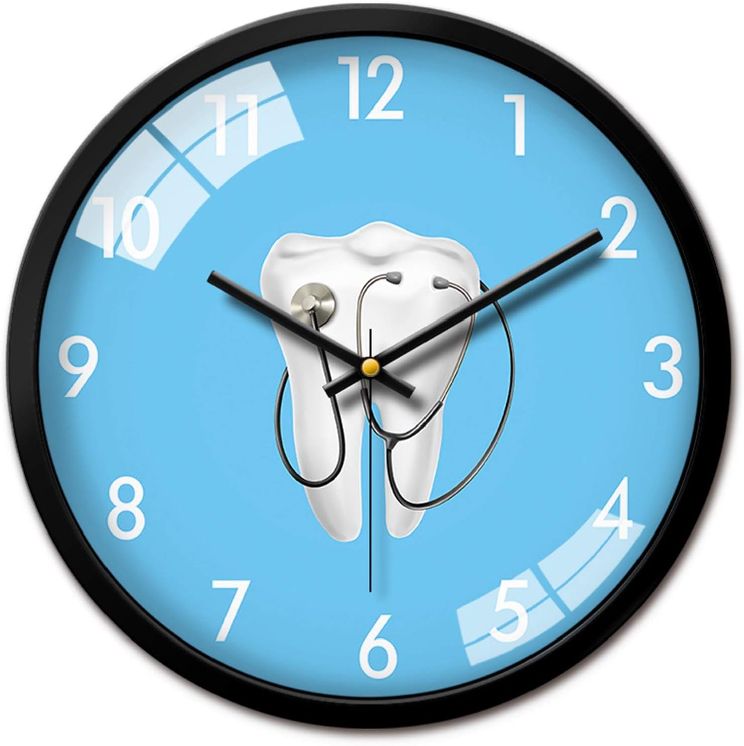 *Modern Wall Clock Wall Clock NonTicking Battery Operated Creative