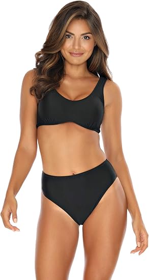 high waisted non cheeky bikini