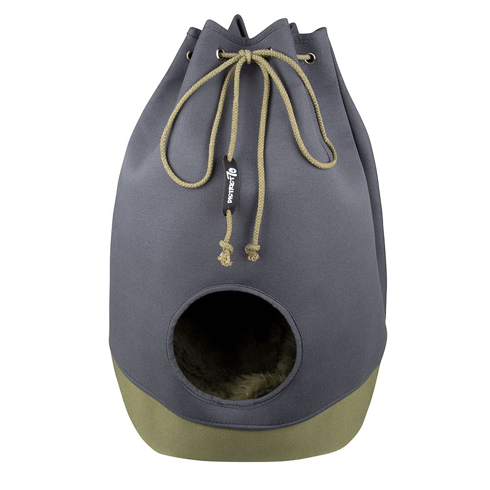 District 70 CASA Cat House and Cat Den, 45 x 45 x 60 cm, Moss green