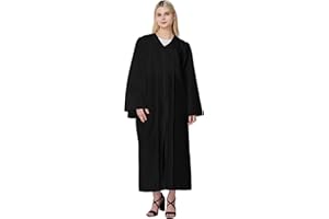 GRADOIS Unisex Matte Choir Robes for Church &Graduation Gown Only,Graduation Robe,Pulpit Robes and Judge Robes