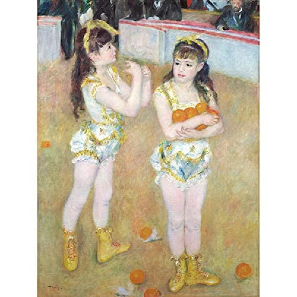 Renoir Acrobats Cirque Fernando Wartenberg Sisters Painting Art Print Canvas Premium Wall Decor Poster Mural