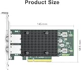 10Gtek 10Gb PCI-E NIC Dual Copper RJ45 Intel X540 Controller Network LAN Adapter view 4