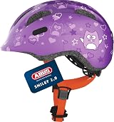 ABUS Smiley 2.0 Childrens Helmet - Lightweight Durable EPS Shell Kids Bike