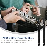 Hemobllo 3.5 Inch HDD Mounting Rails Pair ABS Plastic Tool-Free PC Drive Holder view 6