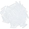 uxcell 100pcs Rubber End Caps 2mm ID Vinyl PVC Round Tube Bolt Cap Cover Screw Thread Protectors Clear