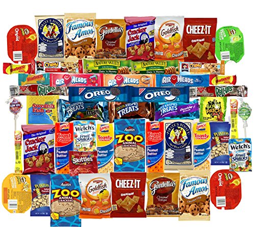 best snacks for college care package