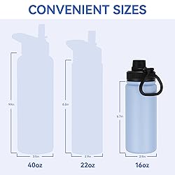 DOMICARE 16 oz Kids Water Bottle for School