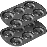 Wilton 2105-1620 6 Cavity Nonstick Donut Pans (2 Pack)
