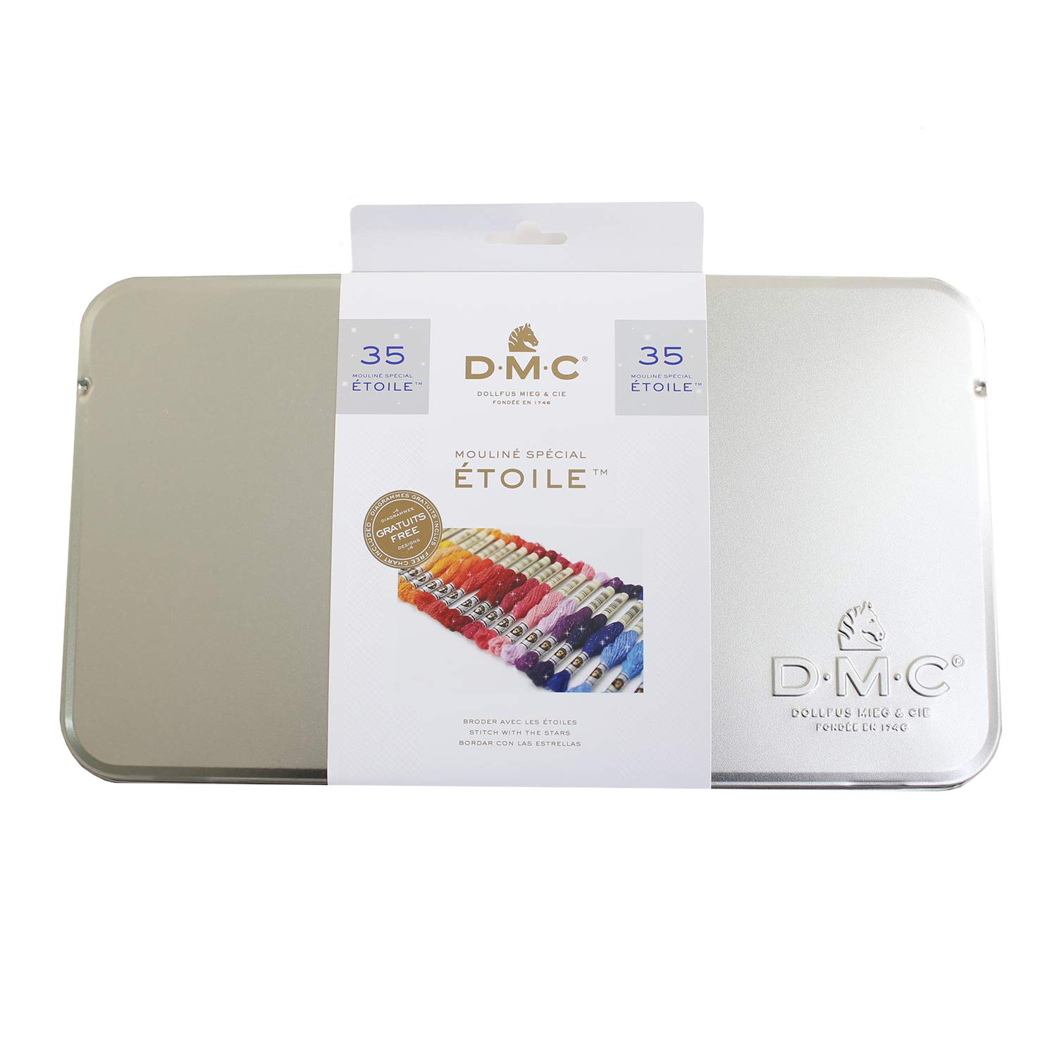 DMC Etoile Embroidery Floss Tin 8.7Yd 35/Pk-New Etoile Colors