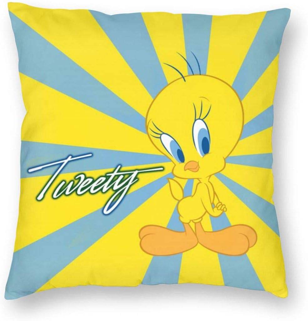 Amazon Com Vimmucir1 Tweety Bird 1 Throw Pillow Covers Sofa Bed