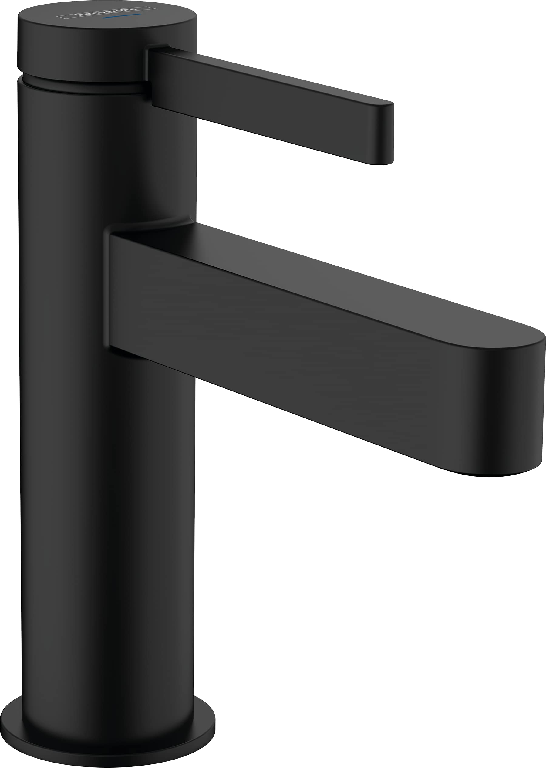 hansgrohe Finoris Pillar tap 100 for cold water without waste set, matt black, 76013670