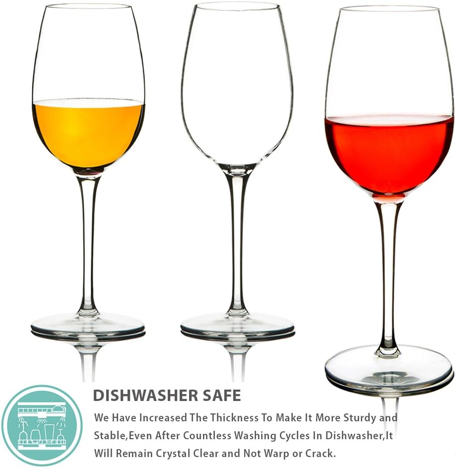 COOKY.D Tritan-Plastic Floating Red Wine Glass, Unbreakable, Elegant Long Stem Goblet - Image 5