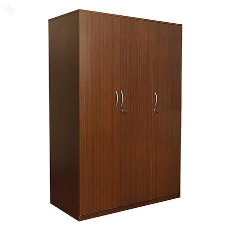 Asis Antique 3 Door Wardrobe Honey Brown Amazon In Home Kitchen