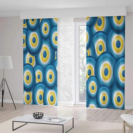 Amazon ヨーロピアンカーテン ヴェローナ イタリア 夏の夕暮れ 青いアワー中世の川 歴史的 子供部屋 寝室 リビングルーム カーテン パネル2枚セット 幅104インチ 長さ63インチ 118 W 106 L Curtains 1 カーテン オンライン通販