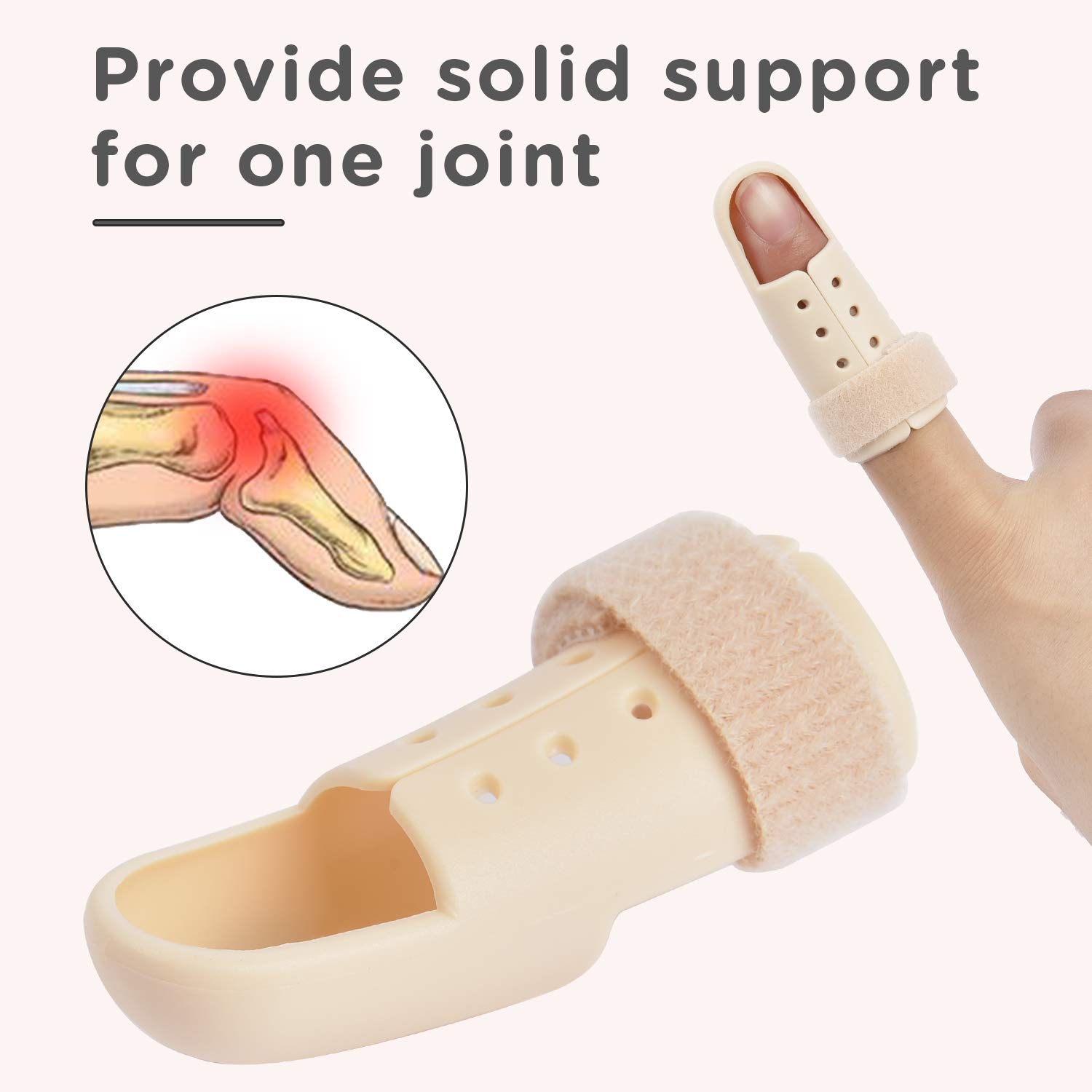 Finger Splint, Sopito 7PCS Finger Support Brace Finger Stabilizer for Broken Fingers Straightening Arthritis Knuckle Immobilization: Industrial & Scientific