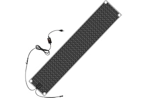 Snow Melting Mat, Rubber Heated Walkway with Power Cord, Snow and Ice Melting, Heated Sidewalk MatsElectric Heated Snow Melti