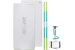 Driftsun Inflatable Floating Mat - Inflatable Floating Platform and Swim Dock Whip Pad, Dropstitch PVC Construction (Available in 12ft x 6.5ft and 15ft x 6.5ft)