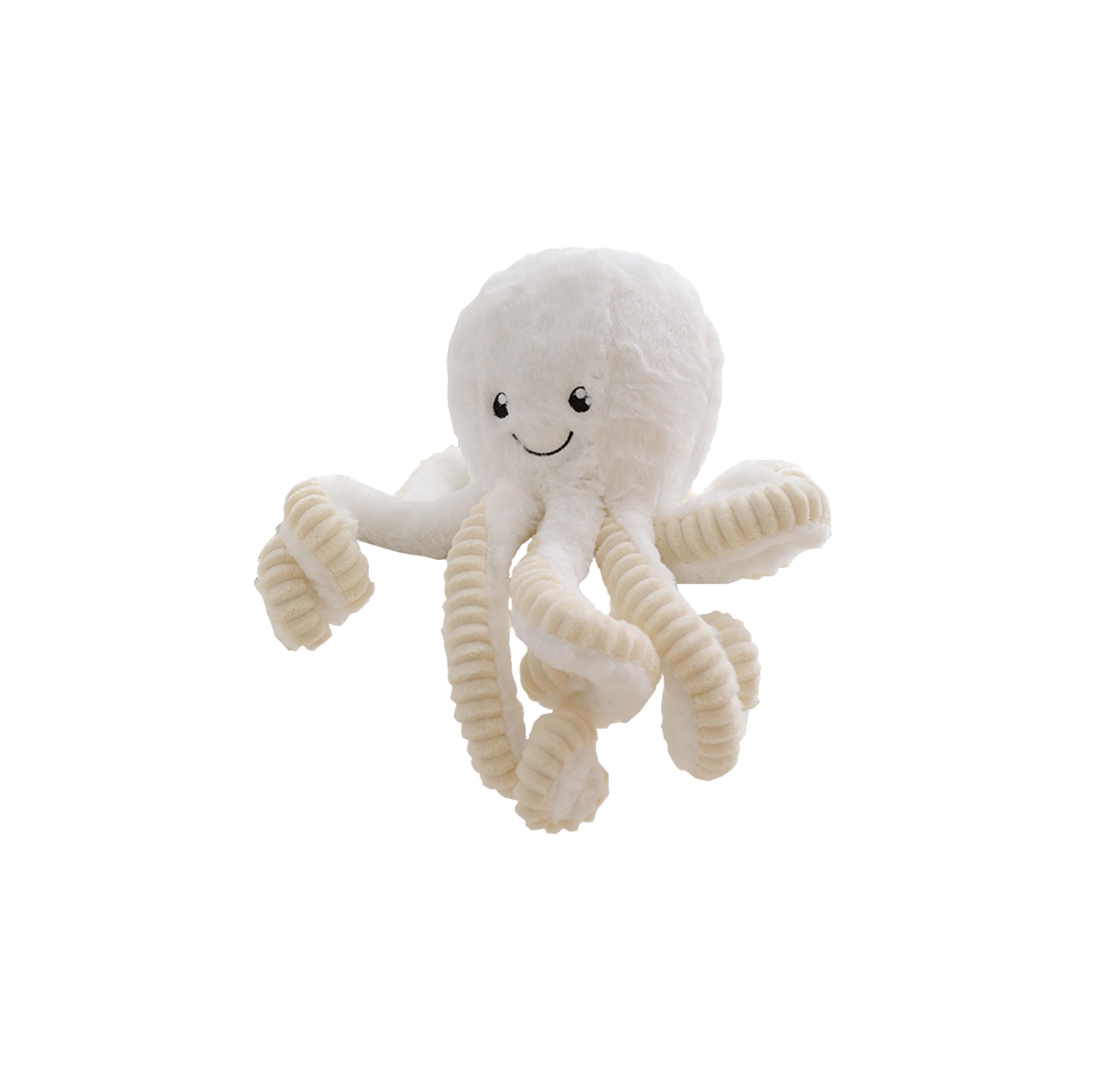 Photo 1 of Maxpetus Cute Big Octopus Pillows,Interior Decoration Octopus Cushion,Soft Marine Animal Decorations (White, 7in)