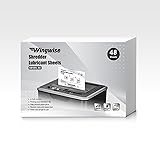 Wingwise 48-Pack Shredder Lubricant Sheets, 8.5 x 6
