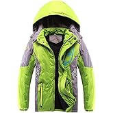 Vinmin Latest Boys Thicken Fleece Hooded Jacket Warm Quilted Coat Outdoor Cool Cute Fashion for Winter Autumn Spring