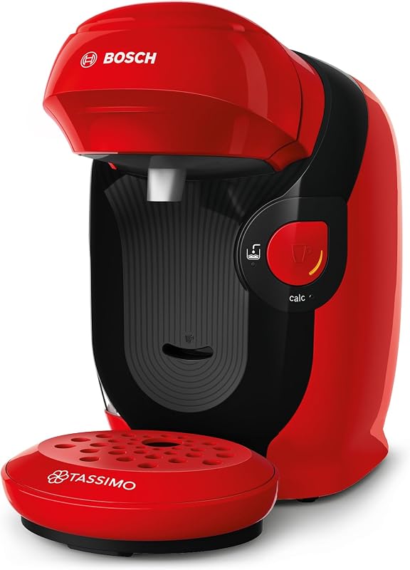 Bosch - Cafeteira Tassimo Style Friendly, Até 70 bebidas, OneTouch, INTELLIBREW™, Red, TAS113E