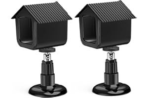 Wall Mount Protective Cover Compatible with Wyze Cam V3 Weatherproof 360 Degree Adjustable Indoor Mounting Case 2-Pack