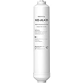 Waterdrop ALK35 Alkaline Undersink Water Filter, NSF/ANSI 372 Certified | 6-Month Lifetime, 1/4" &amp; 3/8" Quick Connect, pH Balance and Restore Alkaline Minerals for RO Filter, Under-Sink Water Filter