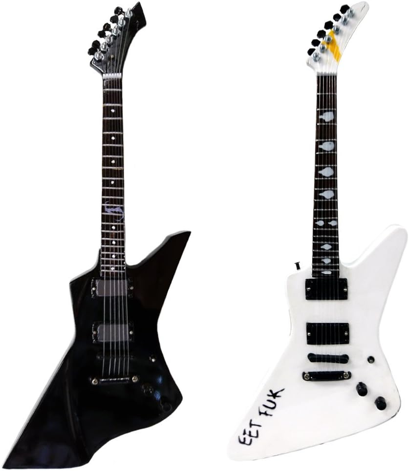 James Hetfield Metallica Miniature Guitar Set Uk Seller Amazon Co Uk Musical Instruments