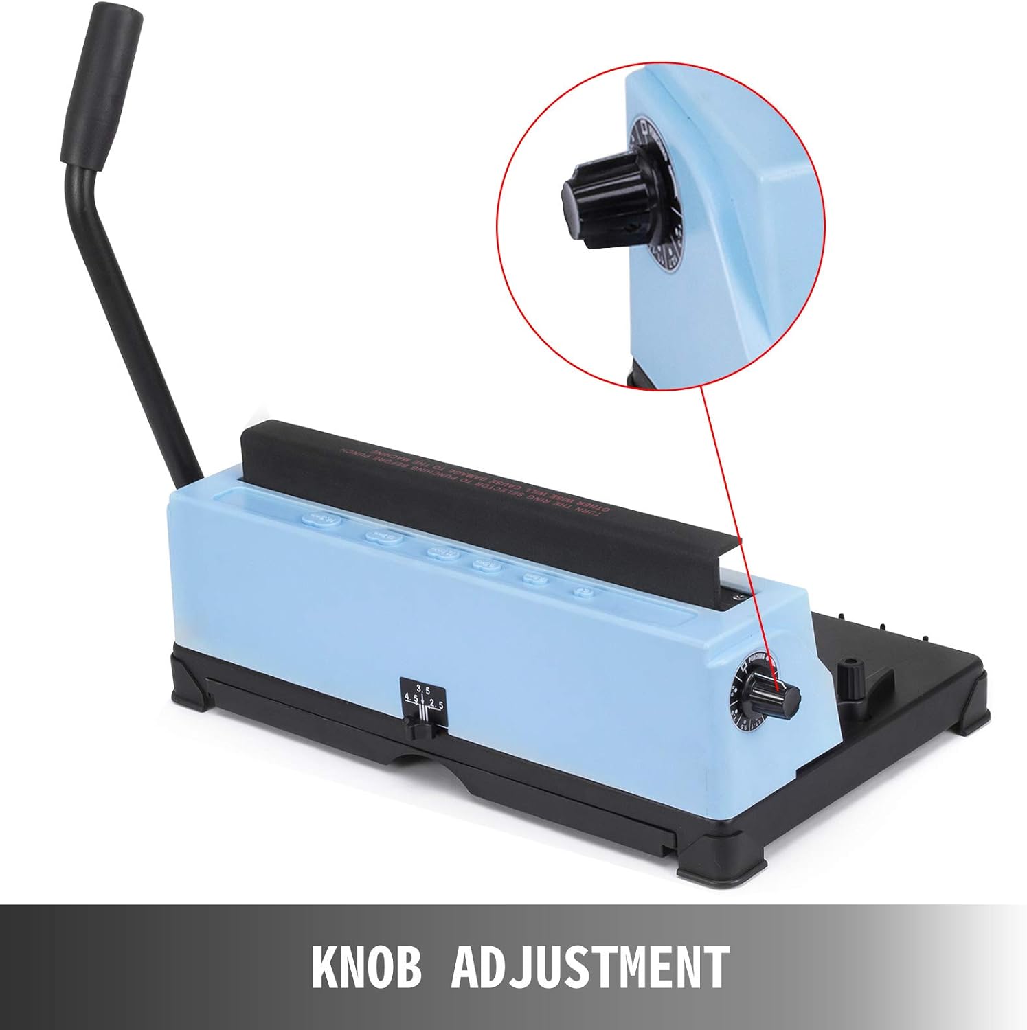 VEVOR Manual Coil Binding Machine with Electric Coil Insert er 34 Holes 120 Sheet of A4 Papers Spiral Coil Book Binding Machine : Office Products
