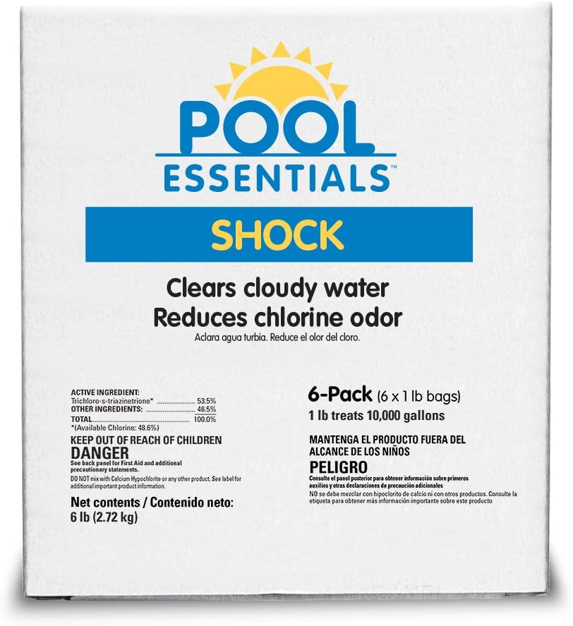Pool Essentials 25506ESS Shock Treatment, 1-Pound (Pack of 6)
