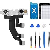 DGSCSMY for iPhone X for iPhone 10 Front Camera Replacement Repair Kit 7MP | OEM Facing Lens Module Part 5.8" Structured Light Receiver Transmitter Connector Replace Fix Tools for A1865 A1901 A1902
