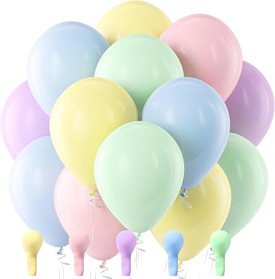 XEANCO Balloons 50 Pcs 10 inch Latex Pastel Party Wedding Decoration XB-1