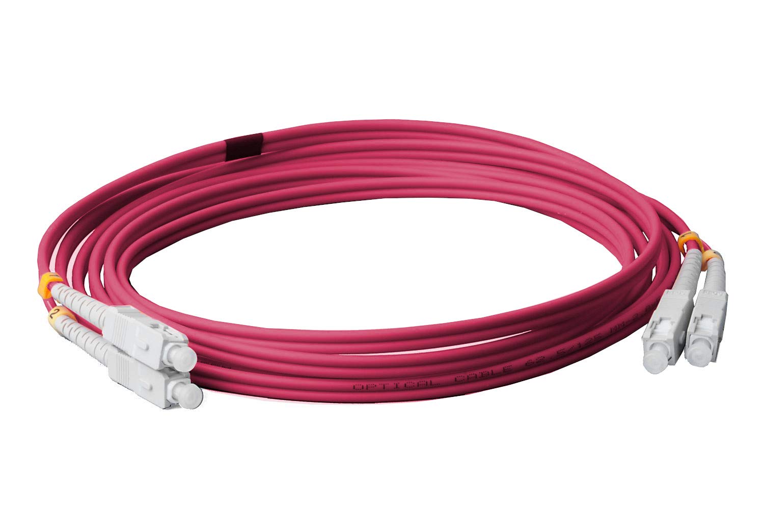 CONBIC LWL fiber optic cable – 3m OM4 SC/UPC to SC/UPC connector, duplex 50/125 patch cable – fiber optic cable 3 meters