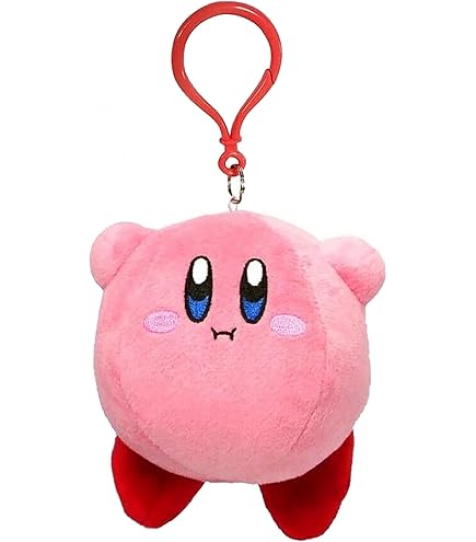 BUDDY ソフビ　ピンク Amazon.com: Little Buddy 1709 Kirby Jumping Pose Dangler Plush, 4