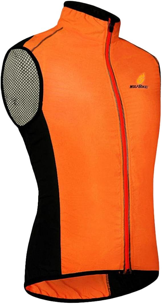 Beokeuioe Laufweste Windstopper - Atmungsaktive Sportweste Für Radfahren