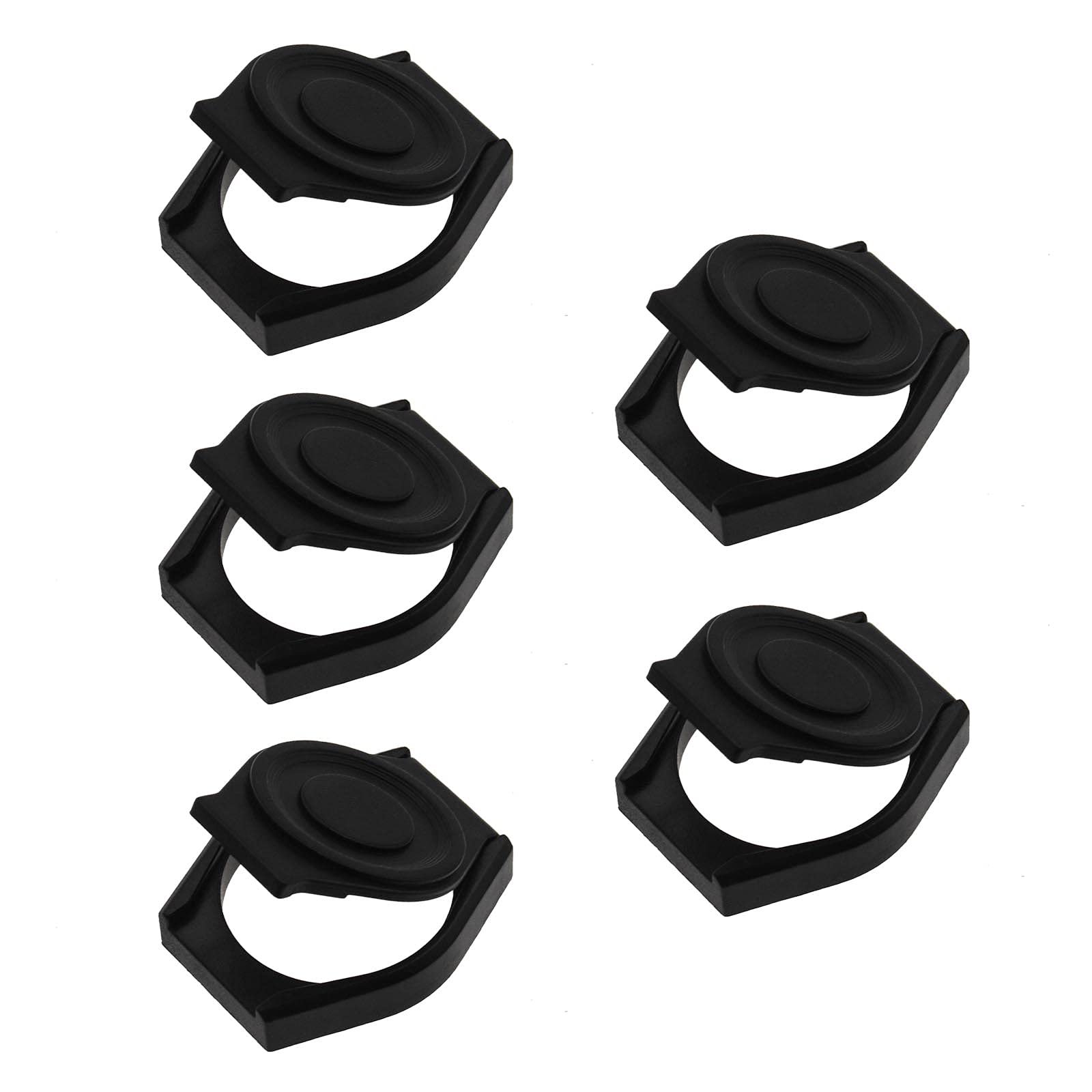 OTOTEC 5x USB Webcam Privacy Shutter Protects Lens Cap Hood Cover Protect Privacy and Security for PC Computer Laptop Black