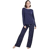 jijamas Incredibly Soft Pima Cotton Women's Pajamas Set - The Shooting Star