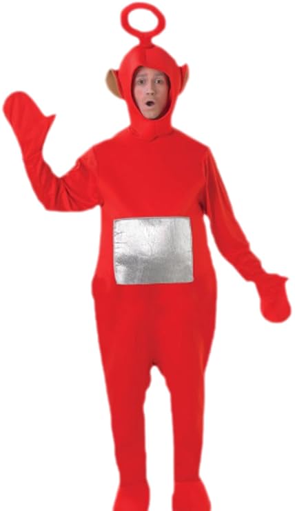 Luxuspiraten - Herren Teletubbies, Po, Kostüm, Karneval, Fasching, S-L, Rot