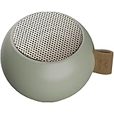 KREAFUNK aGO mini Portable Bluetooth Speaker, Water Resistant (IPX5), Up to 12 Hours of Wireless Play, Stereo Sound, Wireless Speaker for Indoor and Outdoor (Green)