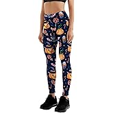 Halloween Leggings for Women High Waisted Tummy Control Butt Lifting Seamless Yoga Legging