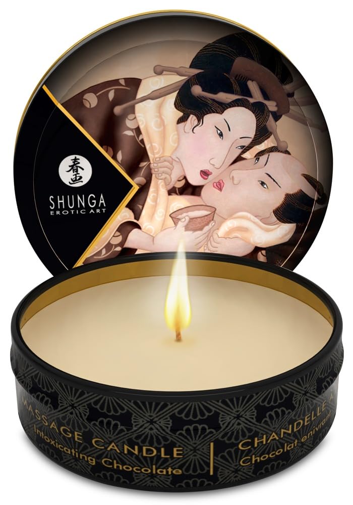 SHUNGA Excitation/Intoxicating Chocolate Mini Massage Candles