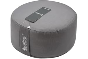 Wellrox MOD ZAFU, Meditation Cushion, Meditation Pillow, Zafu, Zabuton, Yoga Cushion, Meditation Pillows for Sitting on Floor, Zafu Meditation Cushion, Yoga Seat, Round Zabuton