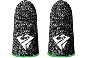 PLGEBR 1 Pair for Pubg Mobile Games Gaming Finger Sleeve Breathable Fingertips Sweatproof Fingertip for Mobile Cove Slip