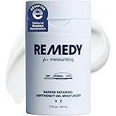 Remedy for Light Moisture | Barrier Repairing Hydrating Lightweight Gel Moisturizer Water Cream for Normal to Oily Skin | By Dermatologist Dr. Shah, 1.7 fl. Oz