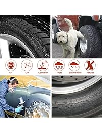 Amfor Juego de 4 cubiertas de neumáticos, impermeables, protectores solares para neumáticos, protectores impermeables para neumáticos