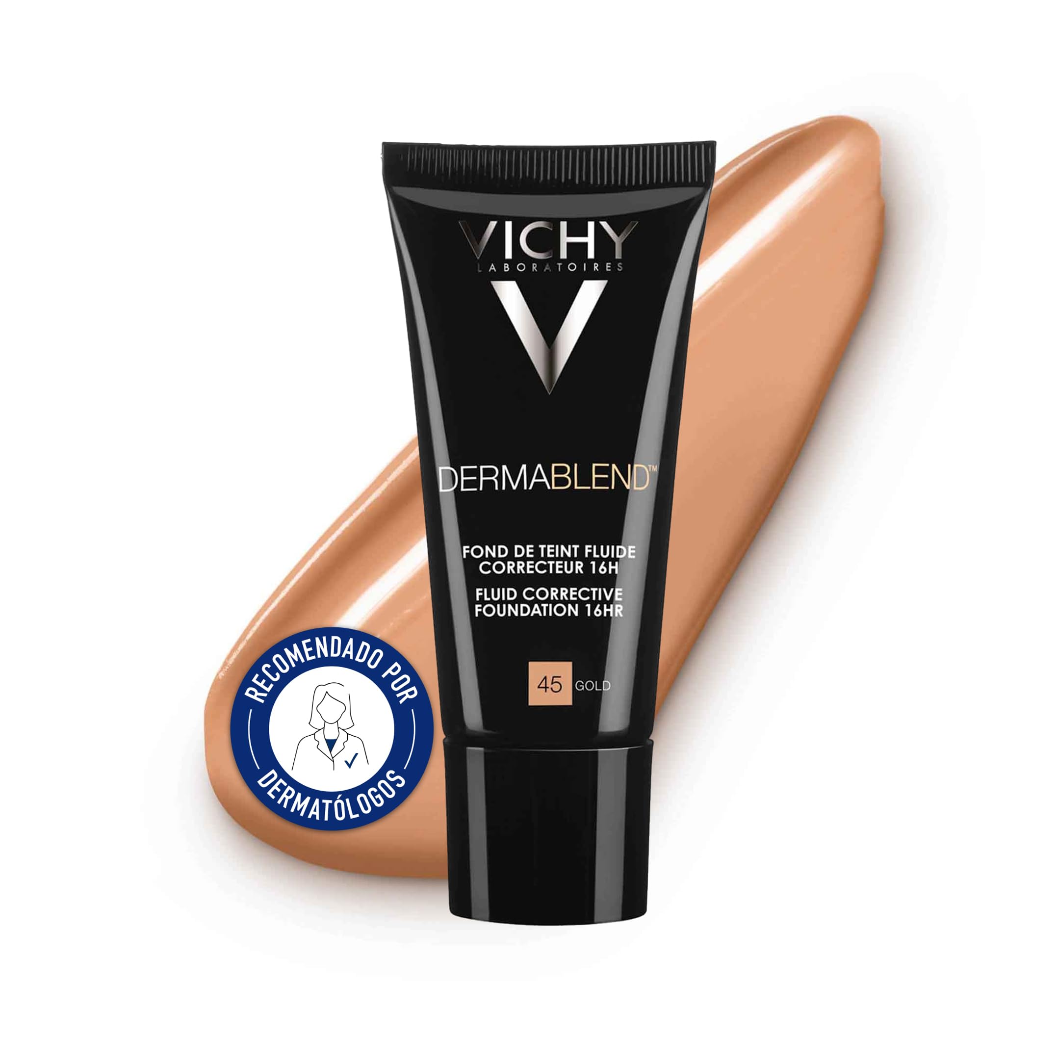 Vichy Dermablend Concealing Foundation with SPF 35 Number 45, Gold — image 1