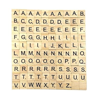Buy 1000pcs Scrabble Letters For Crafts Diy Wood Gift Decoration Making Alphabet Coasters And Scrabble Crossword Game Wood Letter Tiles Wooden Scrabble Tiles A Z Capital Letters For Crafts Pendants Online In
