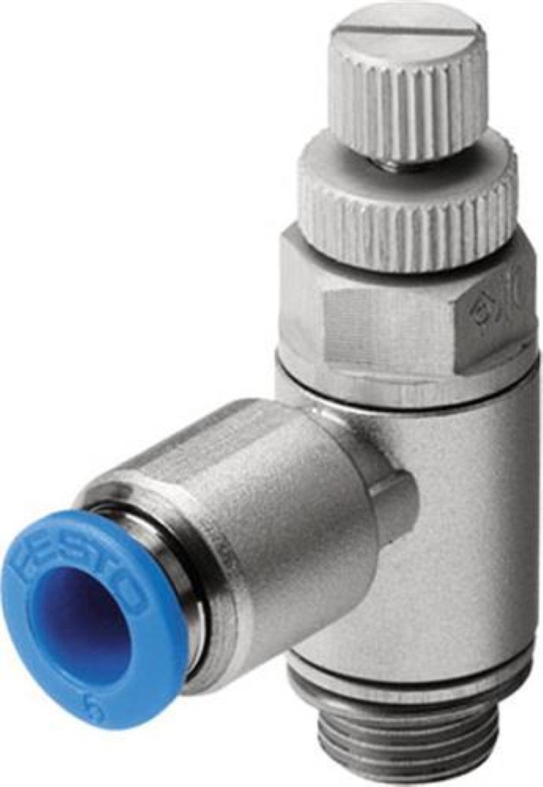 Festo 534343 GRLA-3/8-QS-10-RS-D One-Way Flow Control Valve